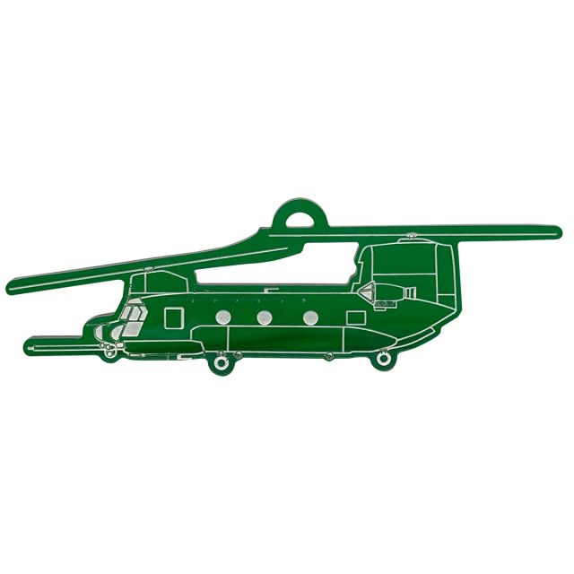 Chinook Ornament |S&amp;S Precision will donate a portion of the proceeds to the Night Stalker Association.