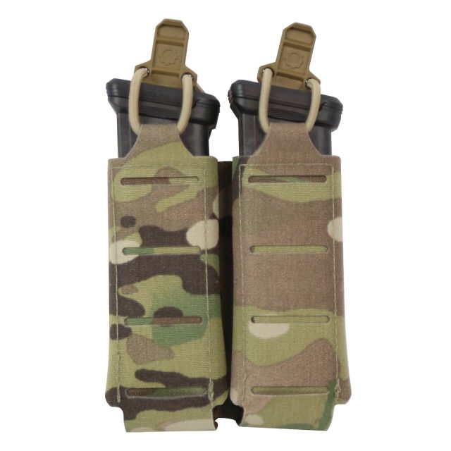 9MM Stackable Double Pistol Pouch Front Webbing Multicam | S&S Precision